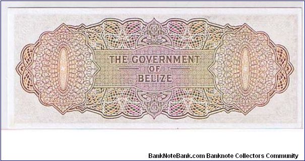 Banknote from Belize year 1974
