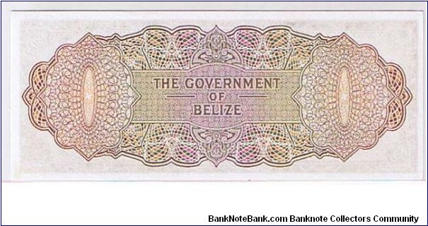 Banknote from Belize year 1974