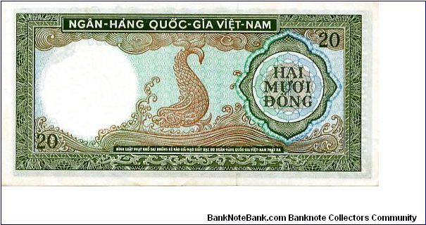 Banknote from Vietnam year 1964