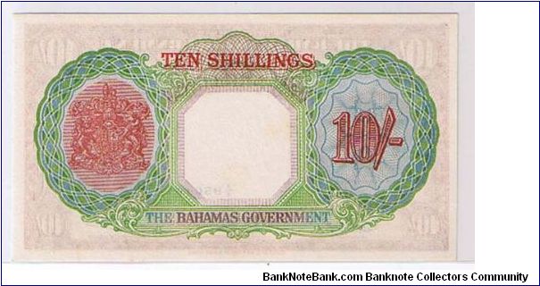 Banknote from Bahamas year 1945