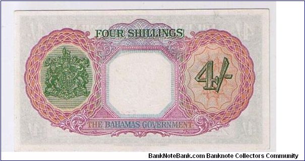 Banknote from Bahamas year 1945