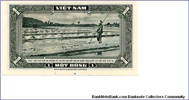 Banknote from Vietnam year 1955