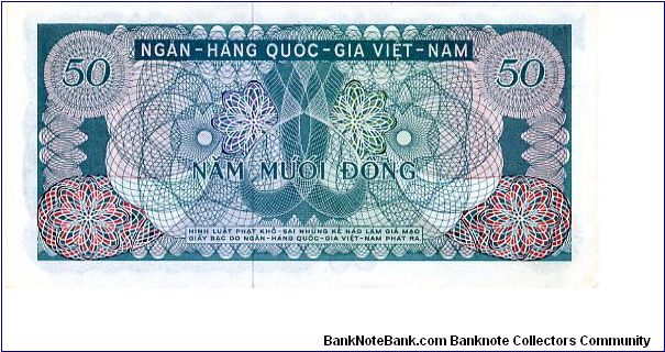 Banknote from Vietnam year 1969