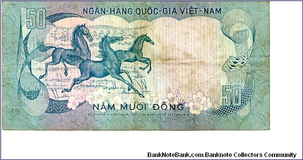 Banknote from Vietnam year 1972