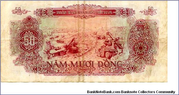 Banknote from Vietnam year 1976