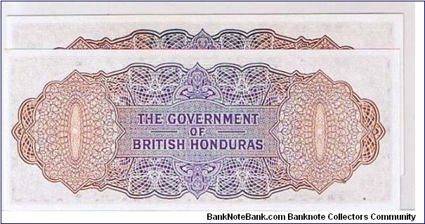 Banknote from Belize year 1964