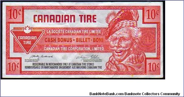 10 Cents__
Pk NL__
Canadian Tire

Coupon Banknote