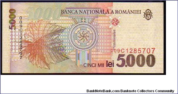 Banknote from Romania year 1998