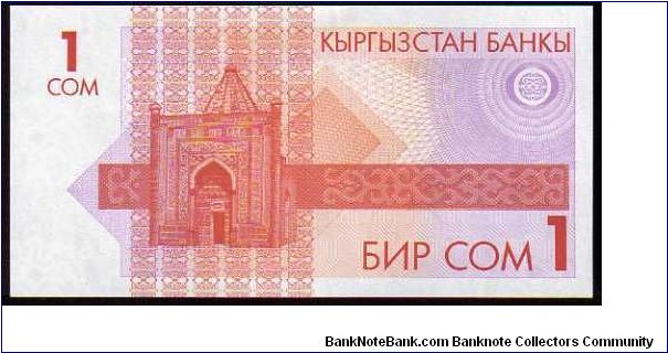 Banknote from Kyrgyzstan year 1993