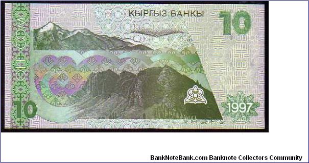 Banknote from Kyrgyzstan year 1997