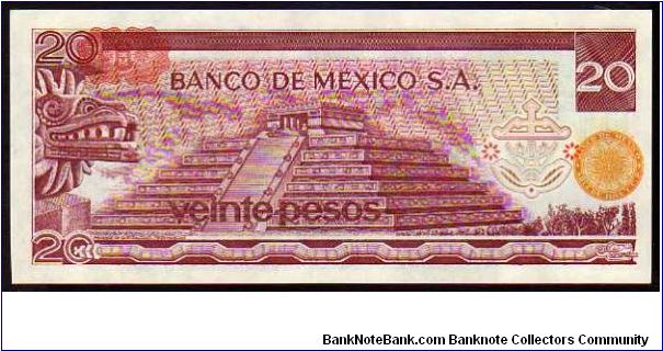 Banknote from Mexico year 1977