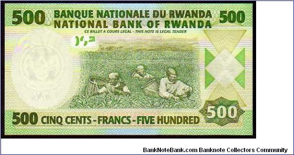 Banknote from Rwanda year 2004