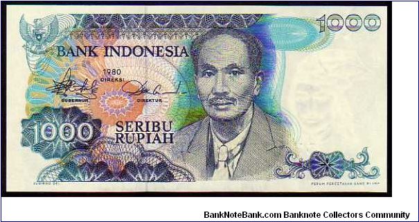 1000 Rupiah
Pk 119 Banknote