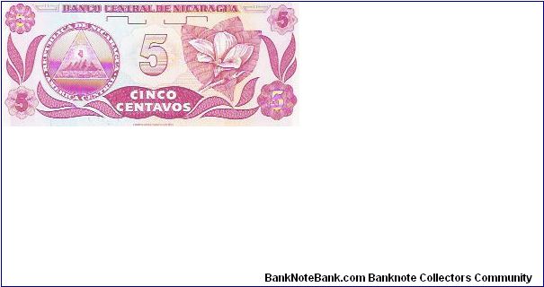 Banknote from Nicaragua year 1991