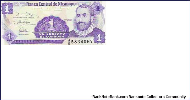 1 CENTAVO

A/E 5834067

P # 167 Banknote