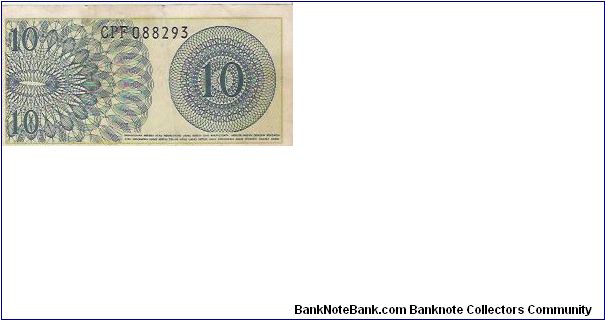 10 RUPIAH

CPF 088293 Banknote