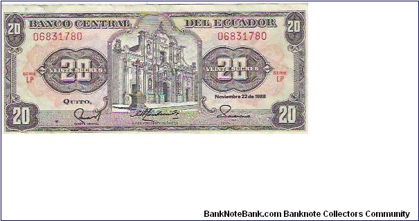 20 SUCRES

06831780 Banknote