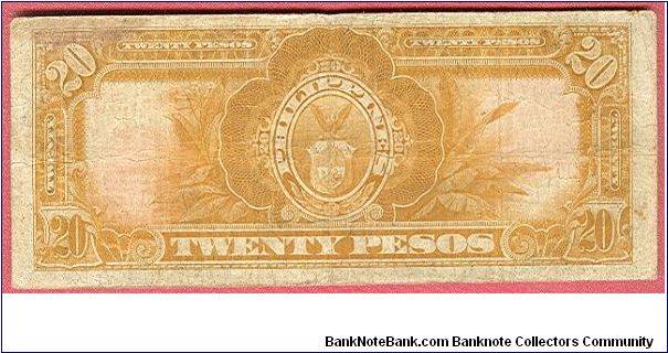 Banknote from Philippines year 1936