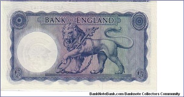 Banknote from United Kingdom year 1957