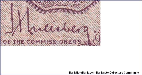 Banknote from Malaysia year 1941