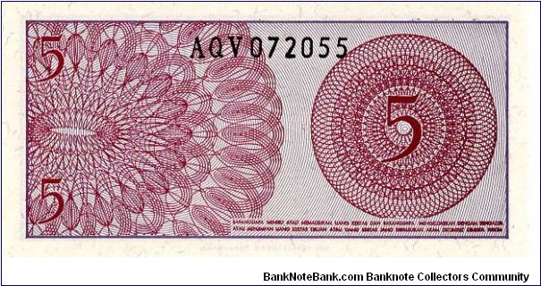 Banknote from Indonesia year 1964