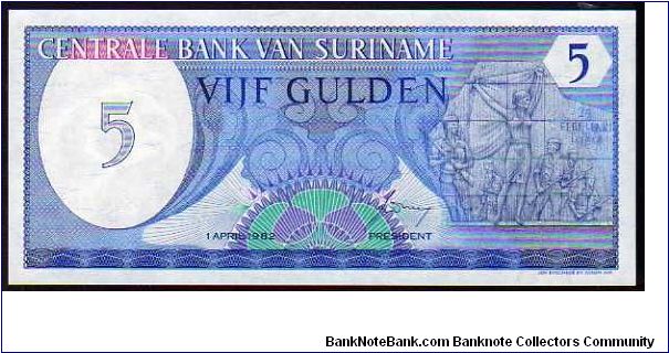 5 Gulden
Pk 125 Banknote