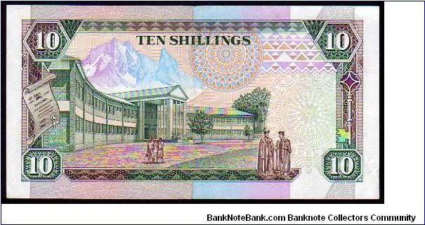 Banknote from Kenya year 1989