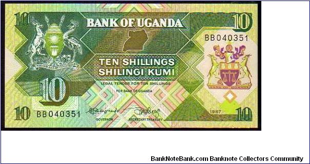 10 Shillings
Pk 28 Banknote