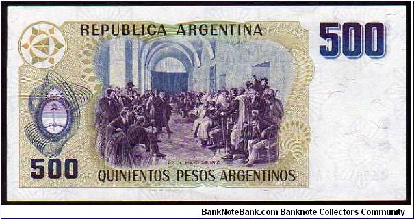 Banknote from Argentina year 1984