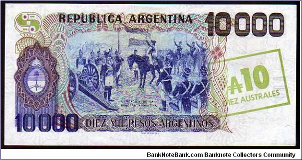 Banknote from Argentina year 1985