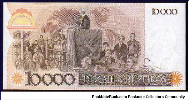 Banknote from Brazil year 1986