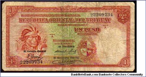 1 Peso
Pk 28

(Series -A-) Banknote