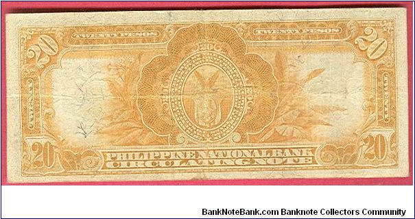 Banknote from Philippines year 1921