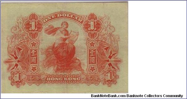 Banknote from Hong Kong year 1913