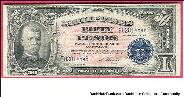 Banknote from Philippines year 1949