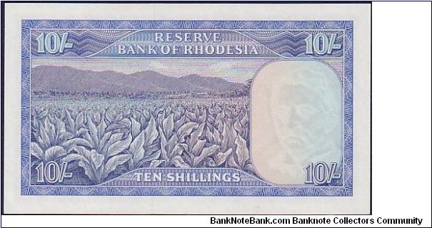 Banknote from Rhodesia year 1966
