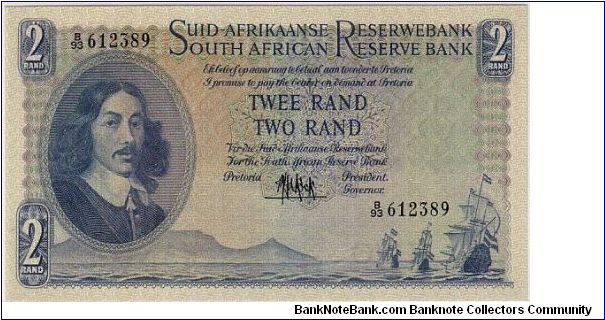 SOUTH AFRICA RESERVE BANK-
 2 RANK Banknote