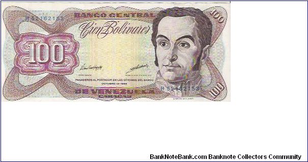 100 BOLIVARES

H52162153 Banknote