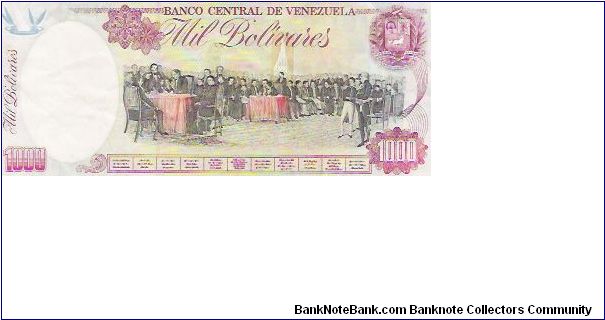 Banknote from Venezuela year 1998