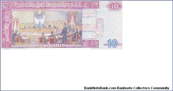 Banknote from Guatemala year 1998