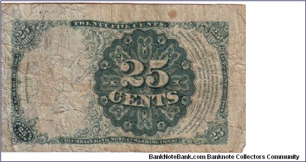 Banknote from USA year 1874