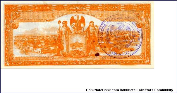 Banknote from Mexico year 1915