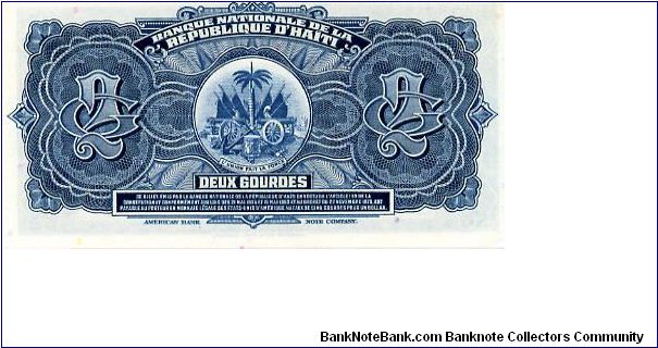 Banknote from Haiti year 1973