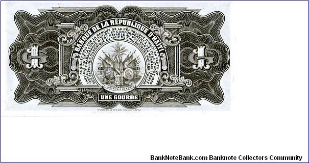 Banknote from Haiti year 1979
