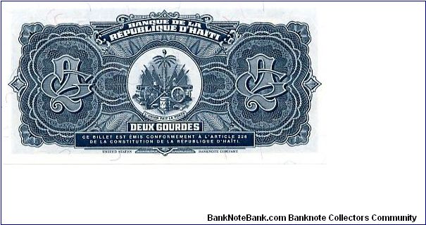 Banknote from Haiti year 1990
