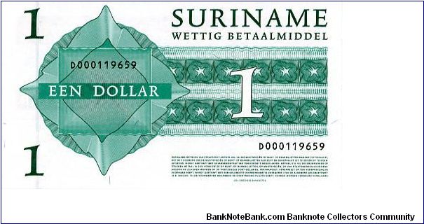 Banknote from Suriname year 2004