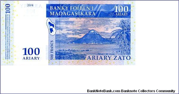 Banknote from Madagascar year 2004