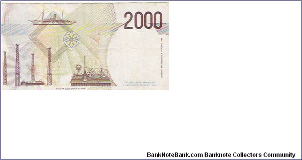 Banknote from Italy year 1990