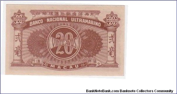 Banknote from Macau year 1944