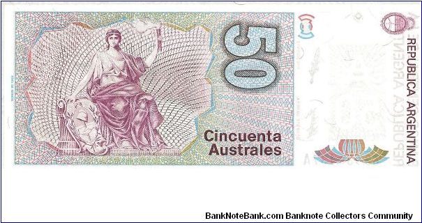 Banknote from Argentina year 1986